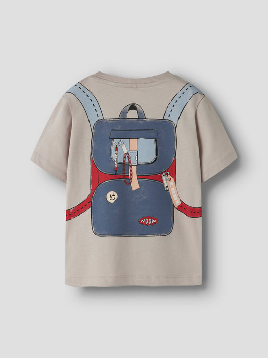 Name it T-Shirt mit Rucksackprint aus Bio-Baumwolle