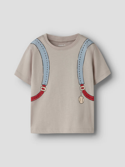 Name it T-Shirt mit Rucksackprint aus Bio-Baumwolle