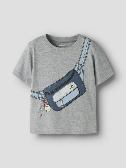 Name it T-Shirt mit Taschenprint aus Bio-Baumwolle