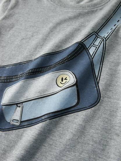 Name it T-Shirt mit Taschenprint aus Bio-Baumwolle