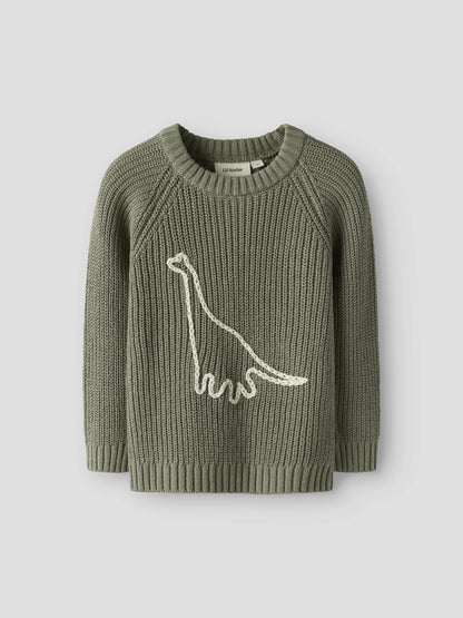 Lil'Atelier Strickpullover mit Dino