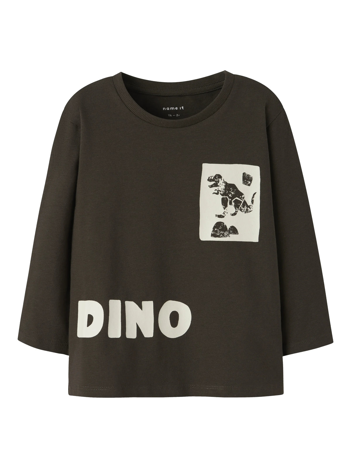 Name it Langarmshirt mit Dino-Rückenprint