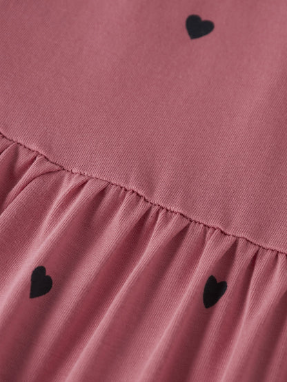 name it Kleid Langarm mit Herzchen