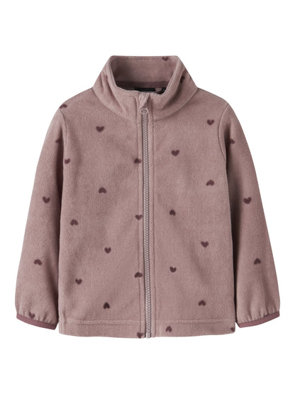 Name it Fleecejacke mit Herzchen