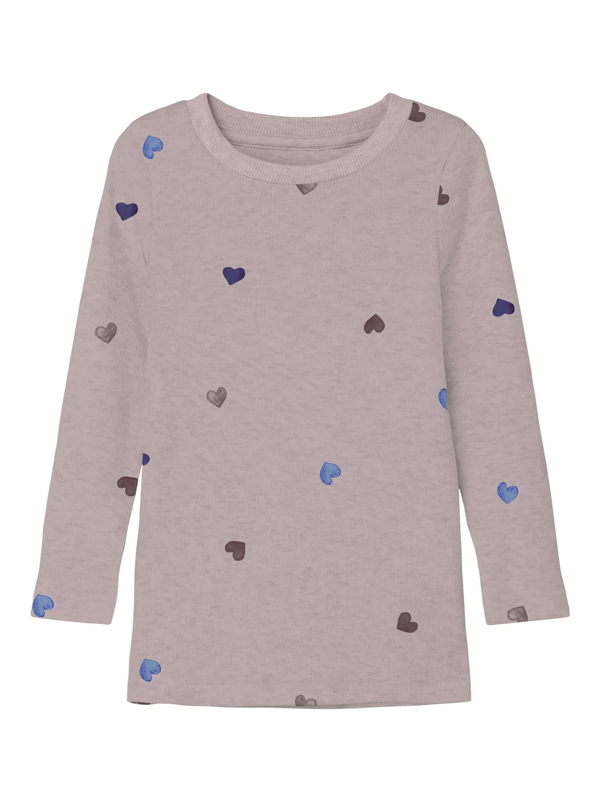 Name it Langarmshirt mit Herzchenprint