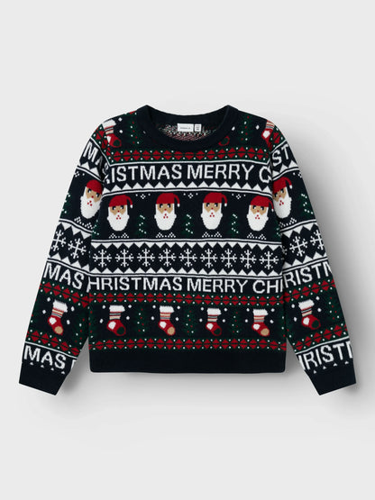 Name it Weihnachts-Strickpullover