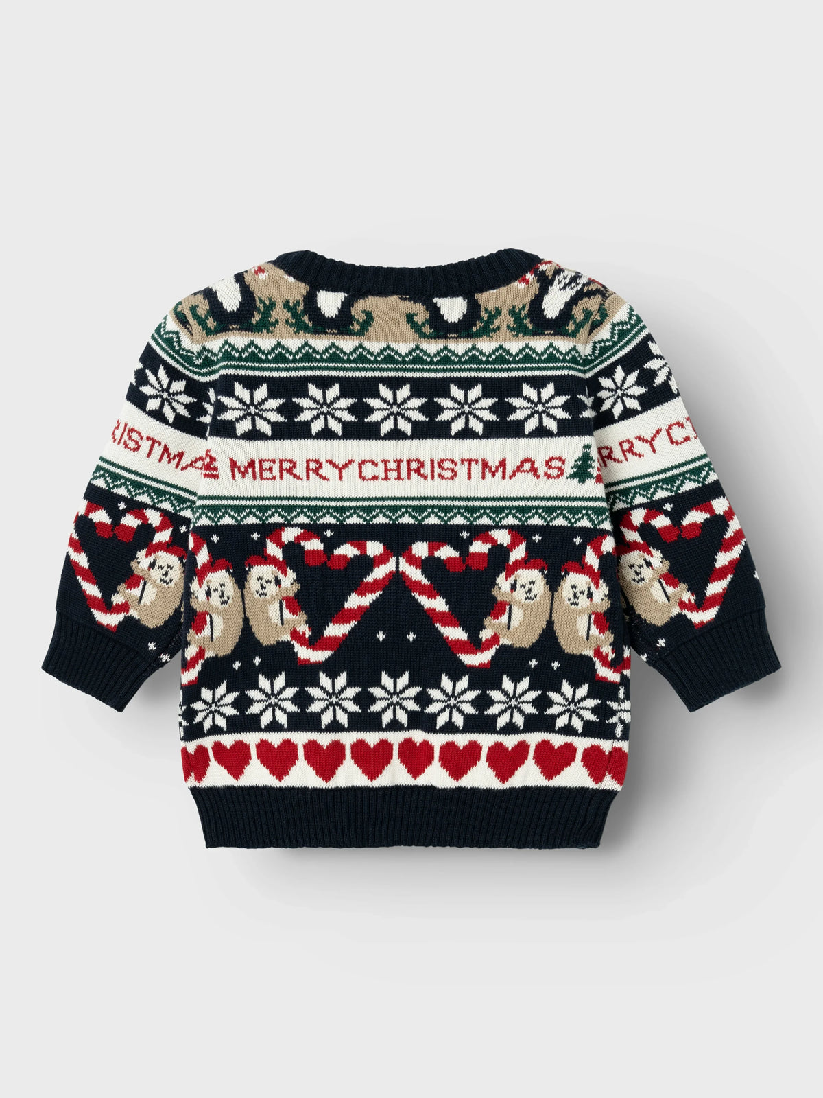 Name it Weihnachts-Strickpullover aus Baumwolle