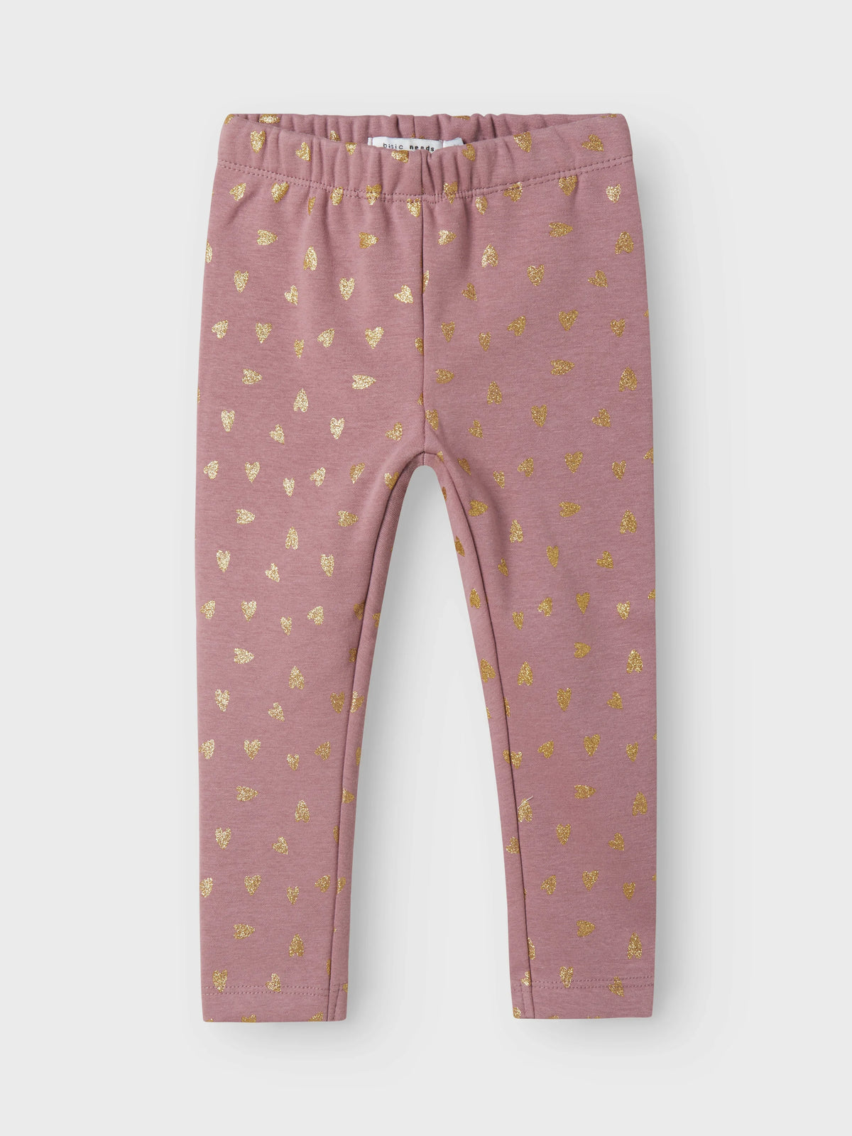 Name it Sweatleggings mit Glitzerherzen
