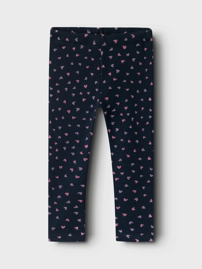Name it Sweatleggings mit Herzenprint