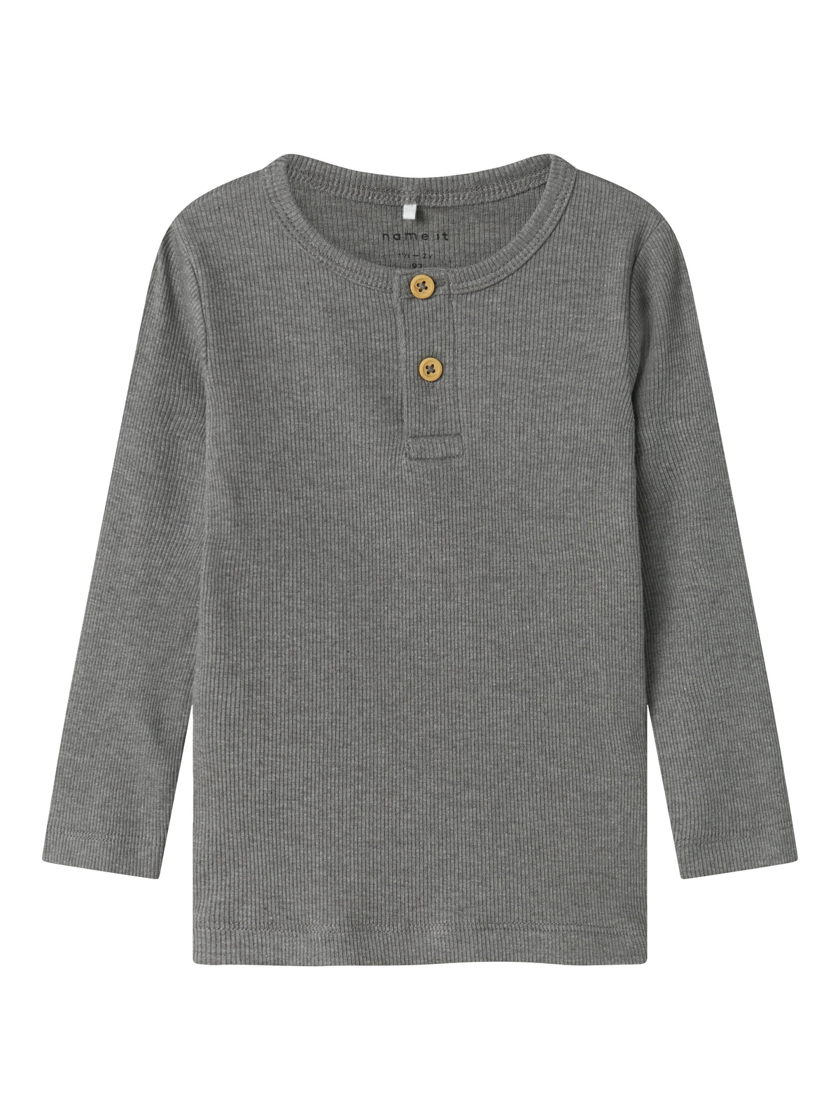 Name it Langarmshirt Basic gerippt