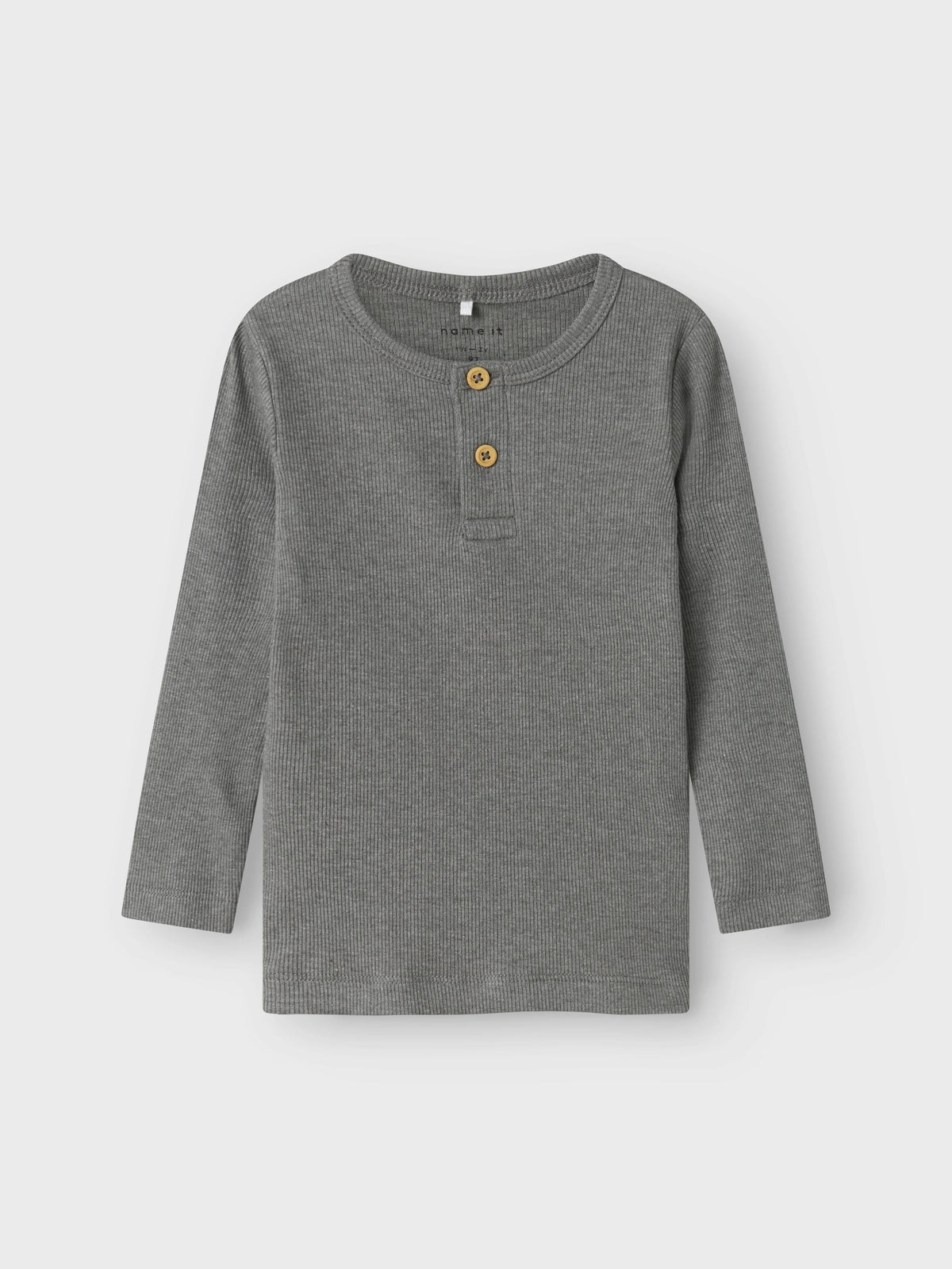 Name it Langarmshirt Basic gerippt