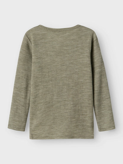 Name it Langarmshirt aus Wolle