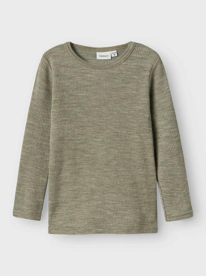 Name it Langarmshirt aus Wolle
