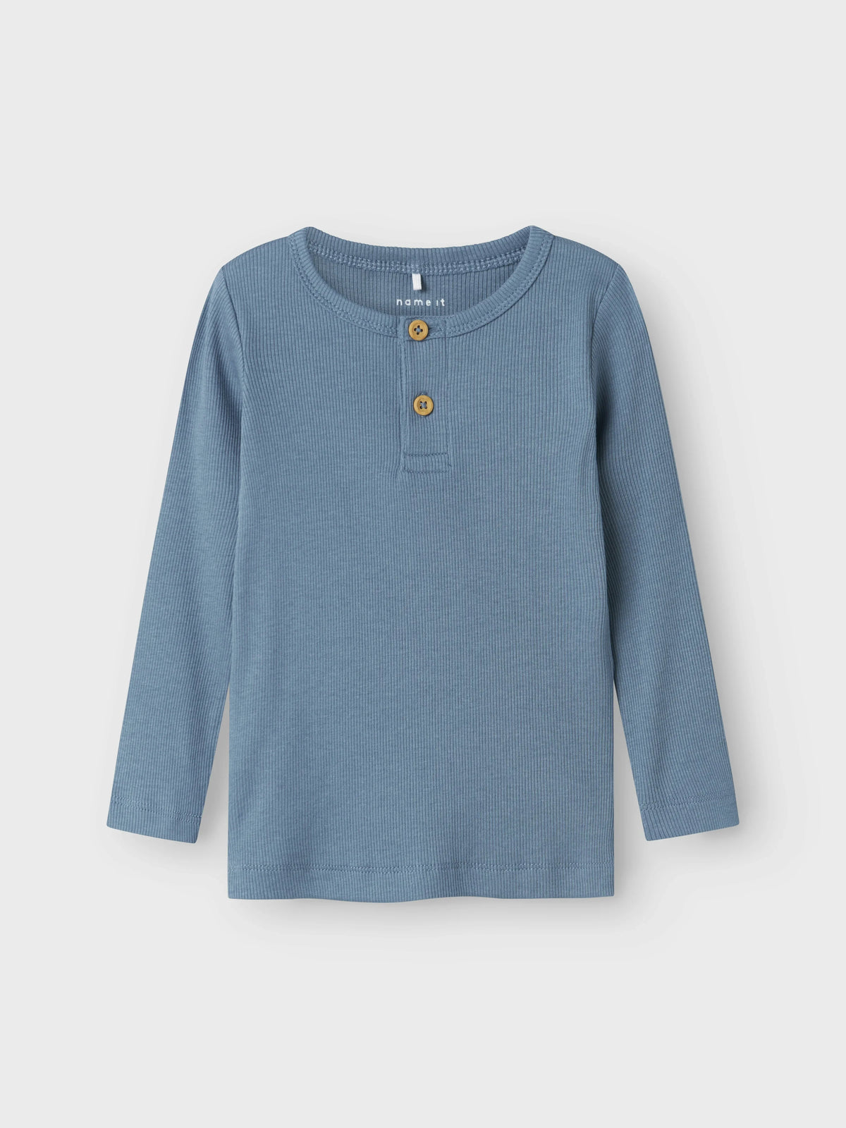Name it Langarmshirt Basic gerippt