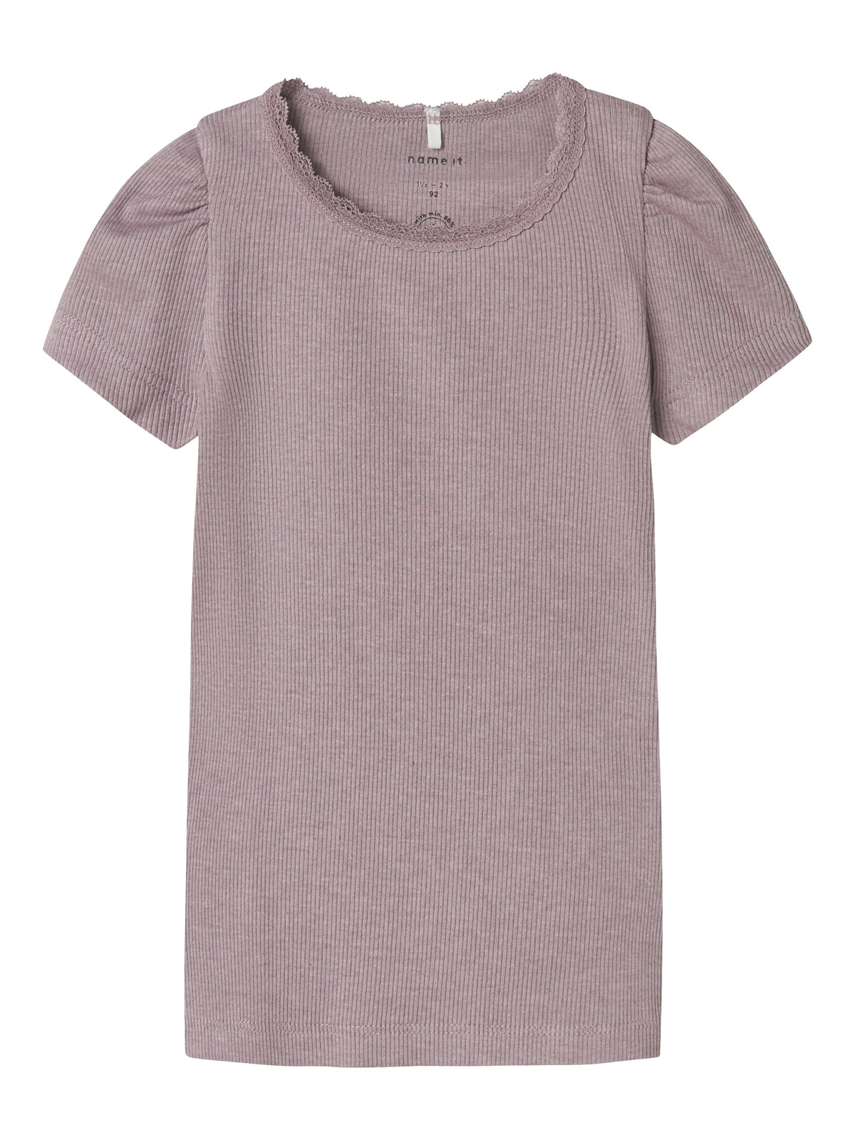 Name it T-Shirt mit Spitze aus Bio-Baumwolle