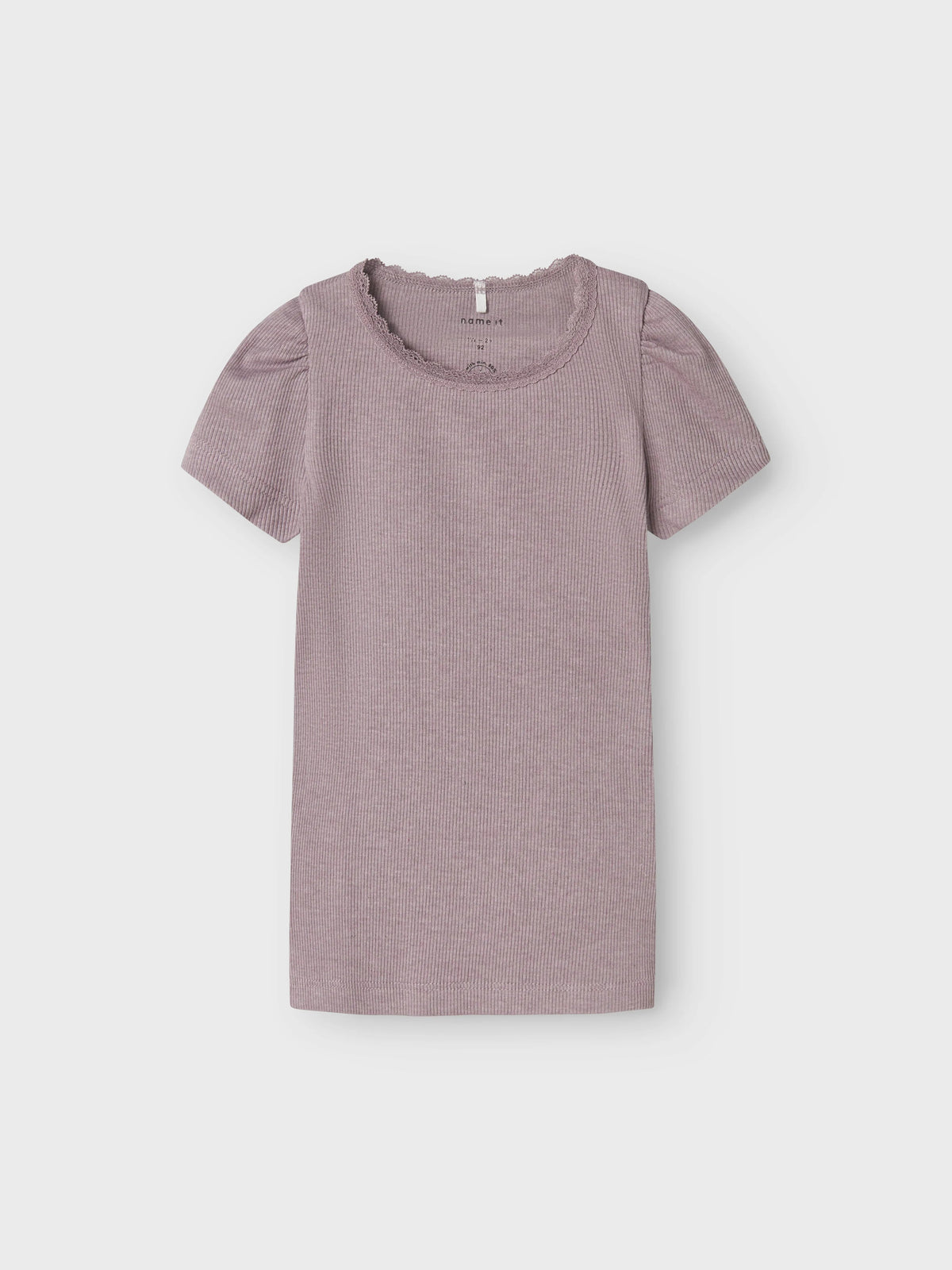 Name it T-Shirt mit Spitze aus Bio-Baumwolle