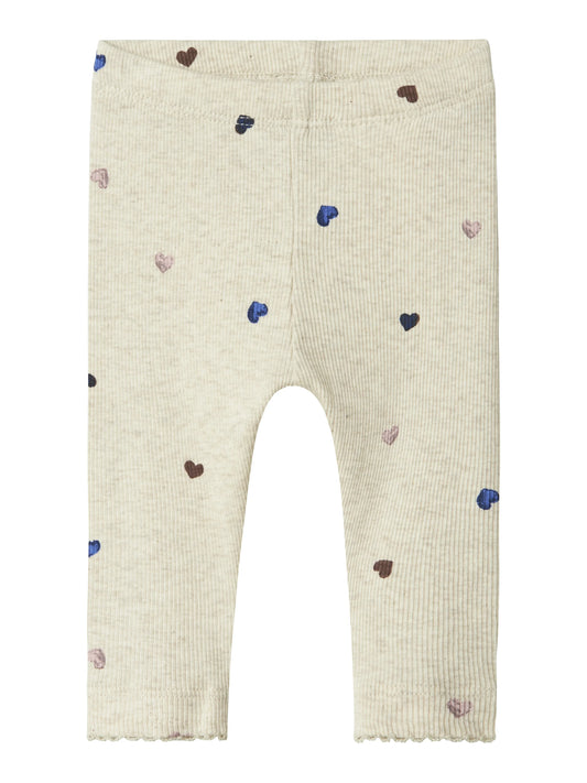 Name it Leggings gerippt mit Herzprint