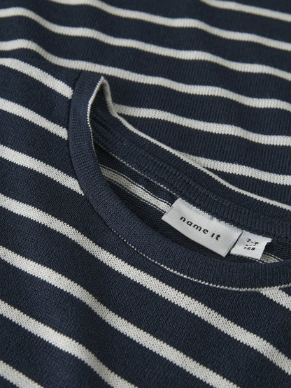 Name T-Shirt gestreift Regular Fit