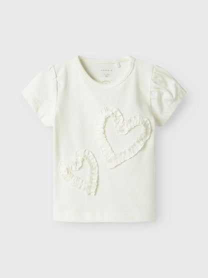 Name it T-Shirt mit Herzen aus Bio-Baumwolle