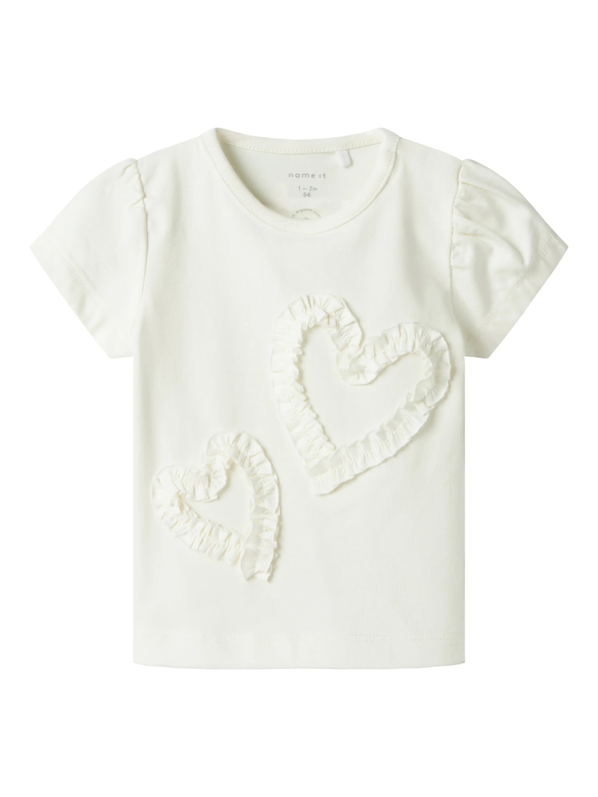 Name it T-Shirt mit Herzen aus Bio-Baumwolle