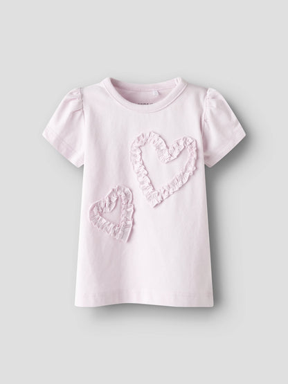 Name it T-Shirt mit Herzen aus Bio-Baumwolle