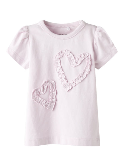 Name it T-Shirt mit Herzen aus Bio-Baumwolle