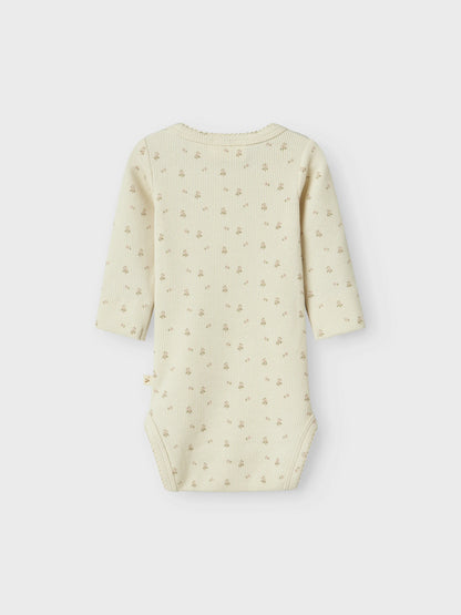 Lil'Atelier Body Langarm mit Blümchen