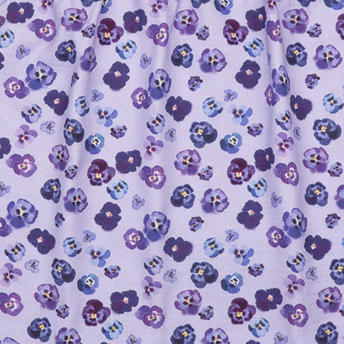 Walkiddy Kleid Purple Violas-Dress GOTS