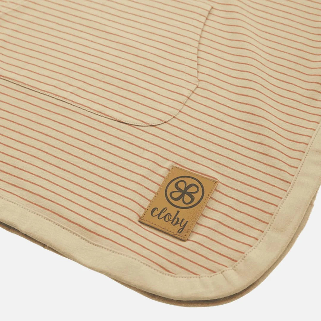 Cloby UV Poncho UPF 50+ Sandy Beach/Spicy Ginger