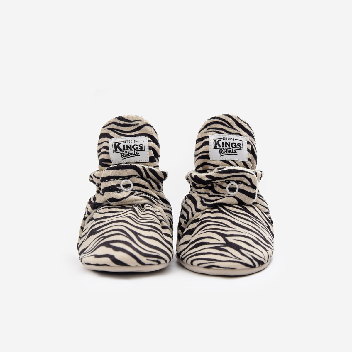Kings & Rebels Booties Gamuza Classic - Zebra - Limited Edition