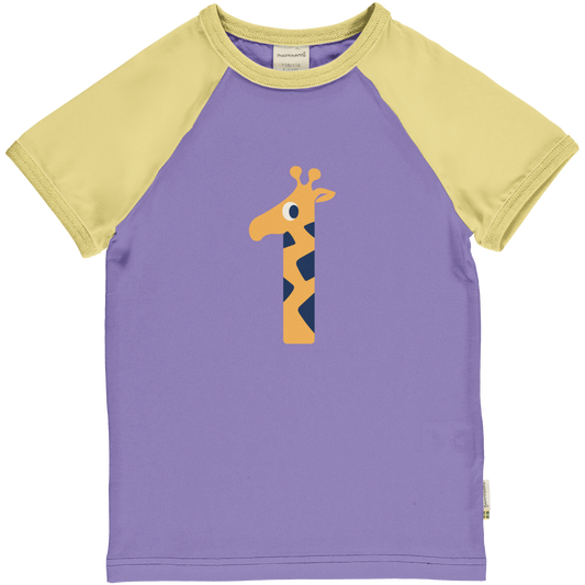 Maxomorra T-Shirt Raglan 1 Jahr GOTS