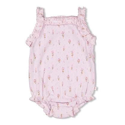 Feetje Gerippter Body Pointelle AOP - Flower Ranch