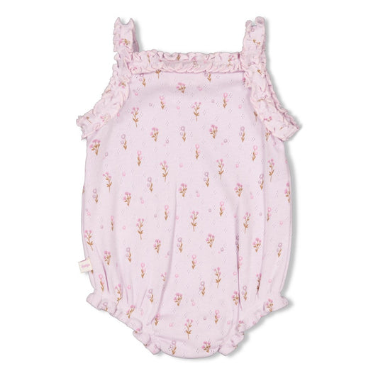 Feetje Gerippter Body Pointelle AOP - Flower Ranch