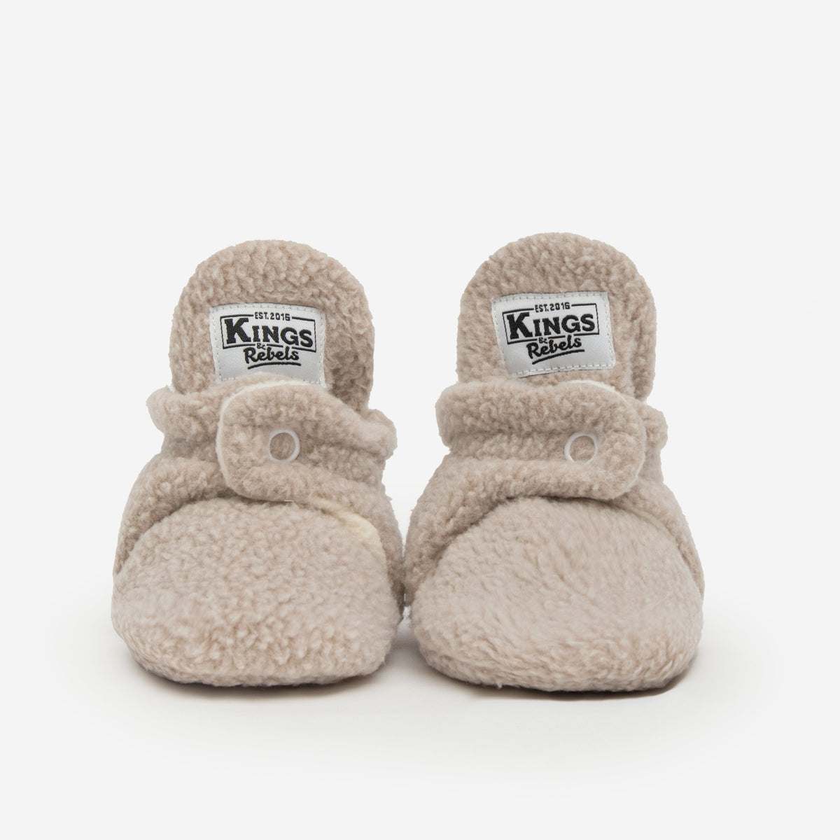 Kings & Rebels Booties Teddy Gripper Beige
