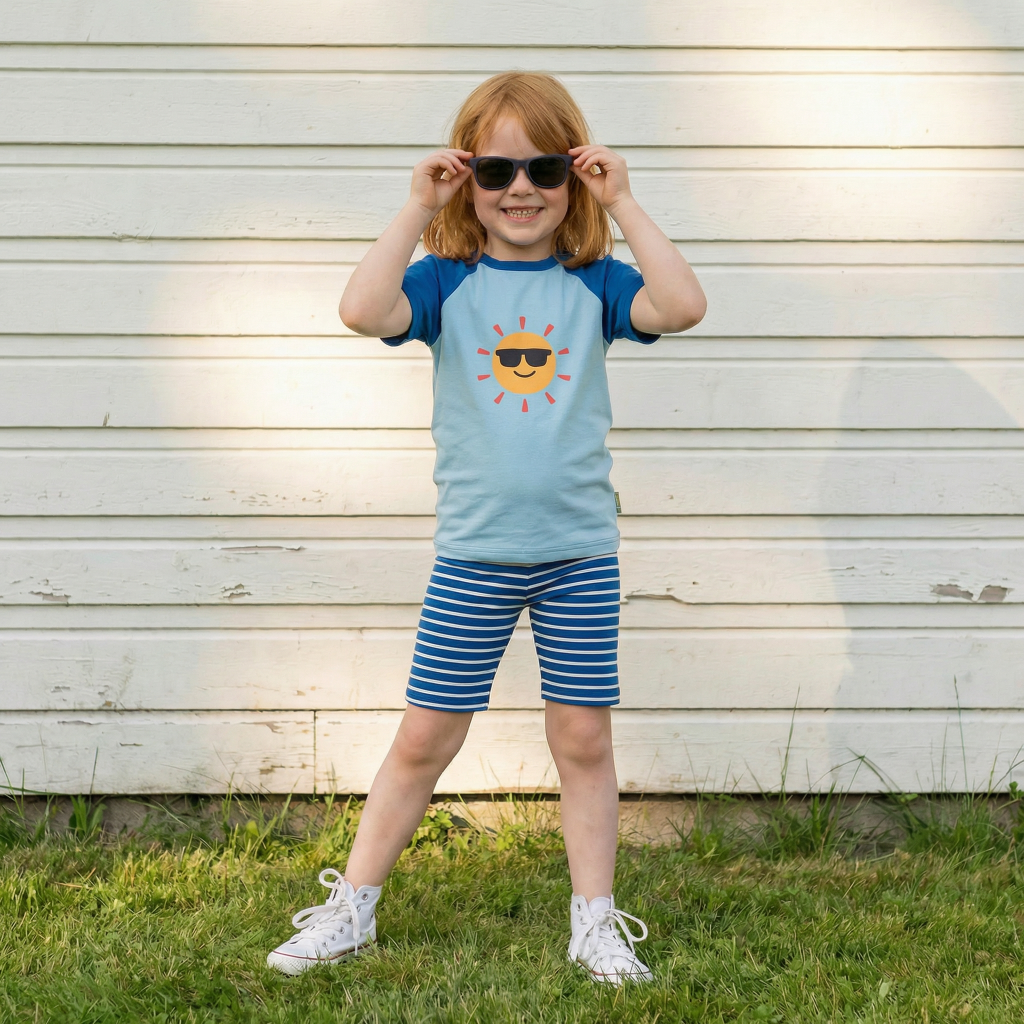 Maxomorra T-Shirt Raglan SUN GOTS