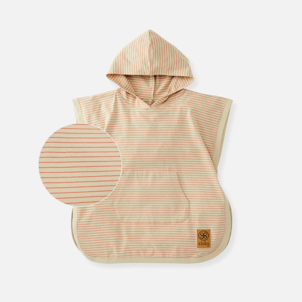 Cloby UV Poncho UPF 50+ Sandy Beach/Spicy Ginger