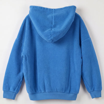 Lötiekids Hoodie Little Monster Blue