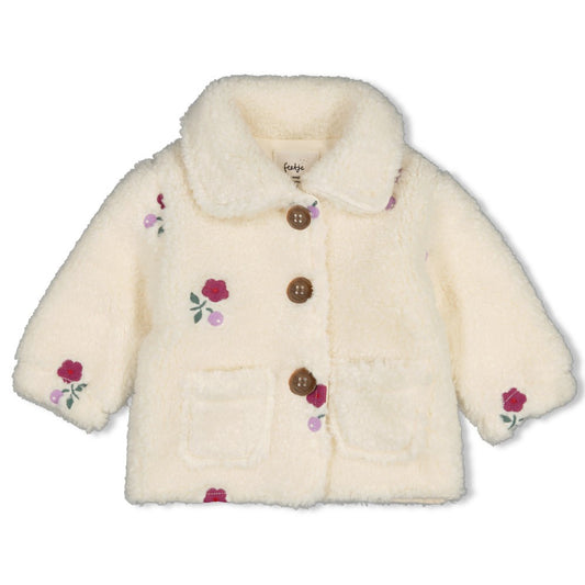 Feetje Teddy Jacke mit Stickerei - Afternoon Tea