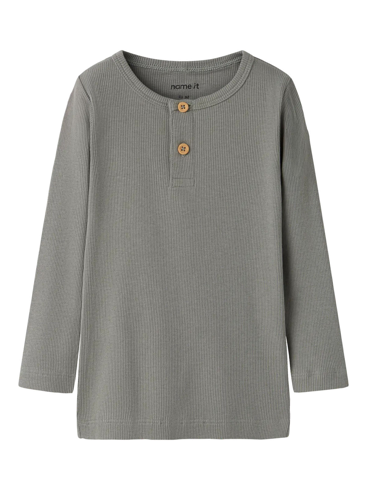 Name it Langarmshirt Basic gerippt