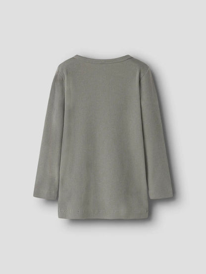 Name it Langarmshirt Basic gerippt