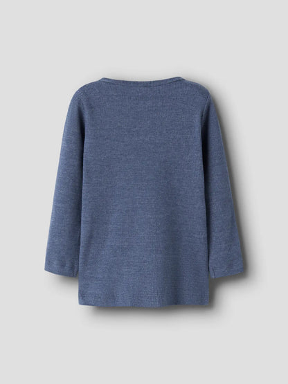 Name it Langarmshirt Basic gerippt