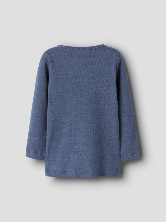 Name it Langarmshirt Basic gerippt