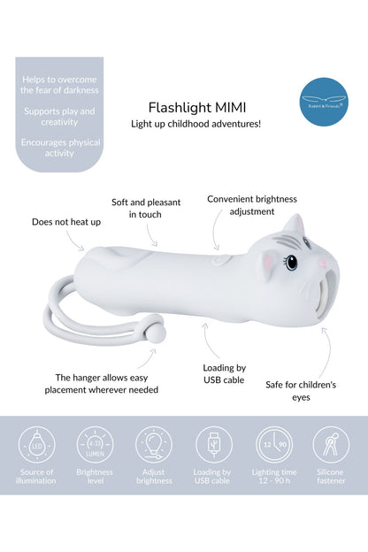 Rabbit & Friends Taschenlampe Cat MIMI