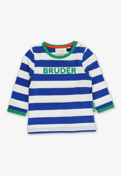 Toby Tiger Langarmshirt 'Bruder' gestreift GOTS