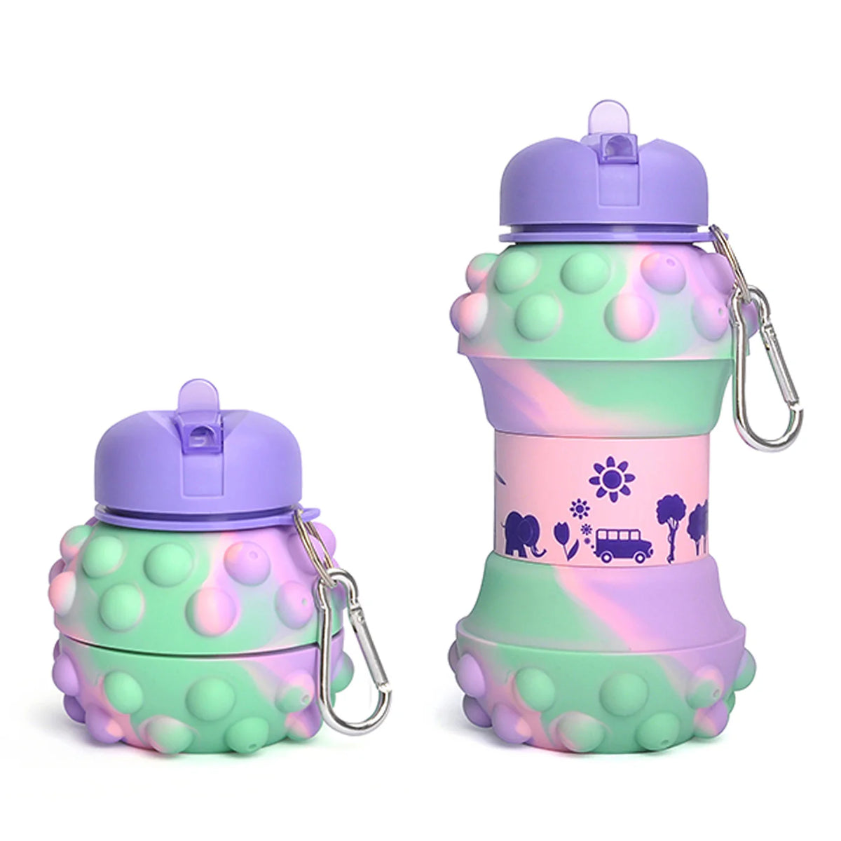 My day My Dream Faltbare Trinkflasche Pink-Purple