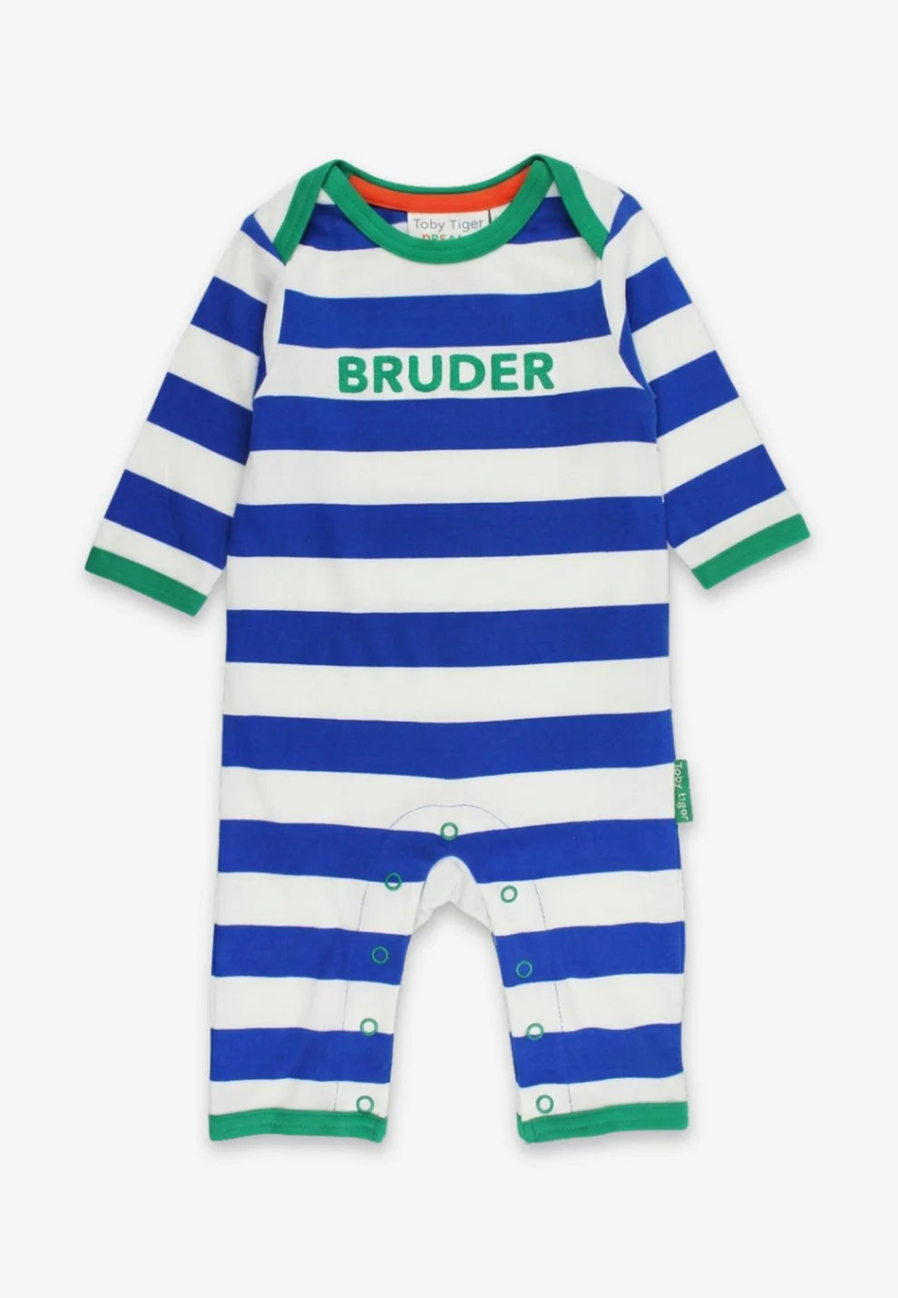 Toby Tiger Strampler 'Bruder' gestreift